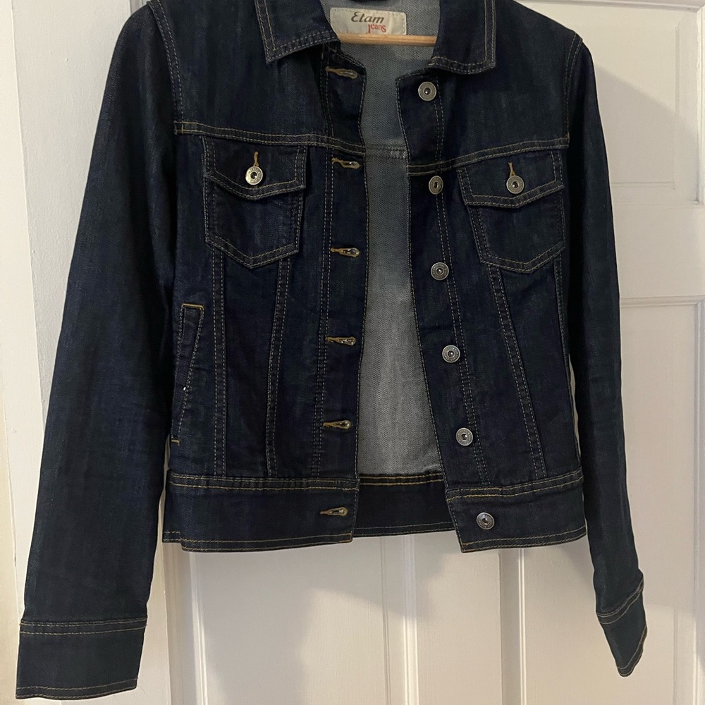 Etam Paris - Women's Dark Blue Denim Jacket